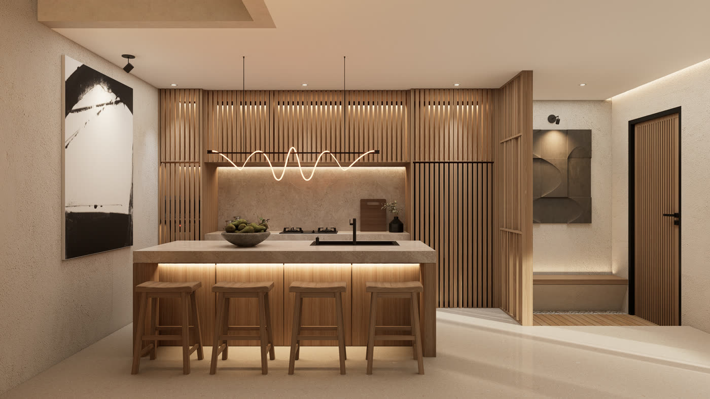 Kitchen · Light interior scheme